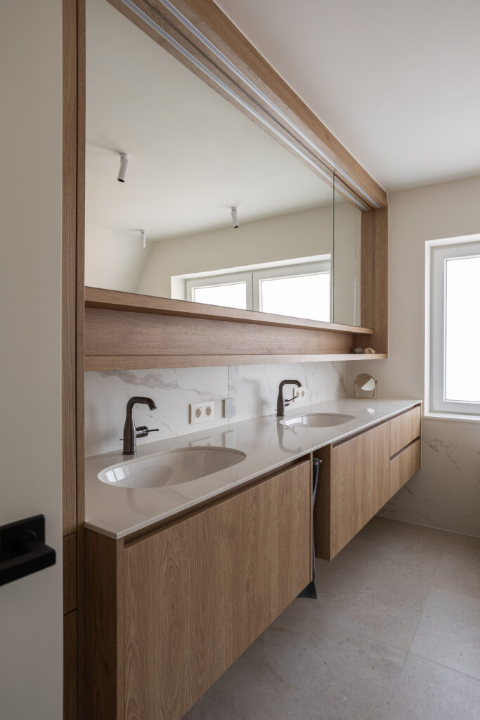 Badmeubel cleaf s128 pembroke greeploos composiet calacatta gold maatwerk 3