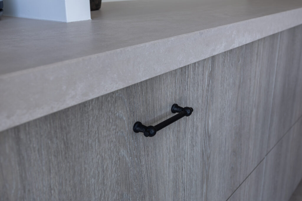 Keuken decor beige grey lorenzo oak composiet topus concrete